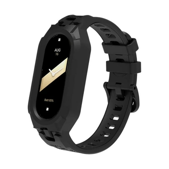 MAE Silicone Sport Strap For Xiaomi Mi Band 9 8 7 6 Replacement Soft TPU Case Smartwatch Wristband.