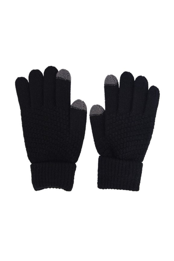 MAE Simple And Sophisticated Style Warm Knitted Winter Gloves