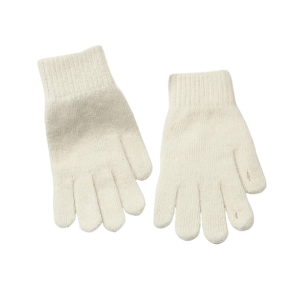 MAE Warm Solid Color Knitted Gloves for Adults Winter Outdoor Cycling Gloves Gift