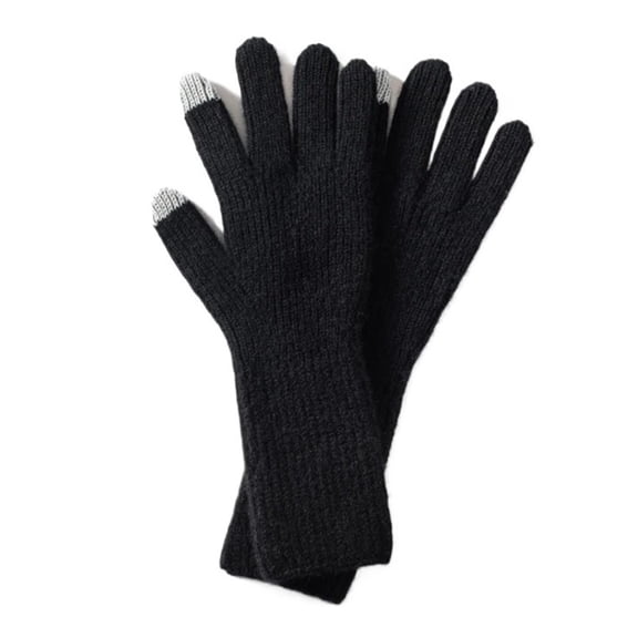 MAE Women's Knit Gloves for Fall and Winter: Soft, Warm, and Stretchy Full-Finger Gloves
