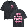 thumbnail image 1 of MAECKYRR Anti Social Social Club Washed Vintage Cotton T-shirt ASSC American Trend High Street Short-Sleeved Shirt Letter Clothing Unisex, 1 of 6