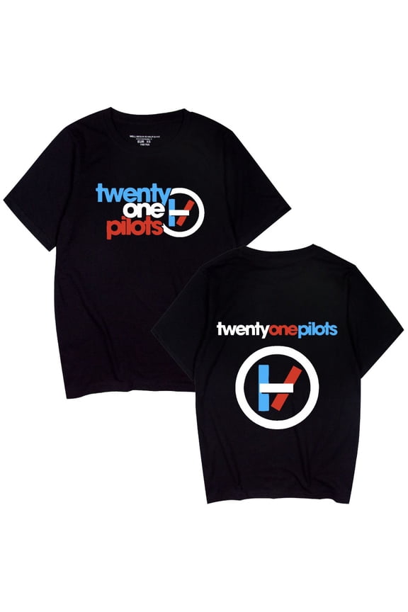 Twenty One Pilots Casual Cotton T-shirt Sheep Pattern Fun Rock Hip-Hop Classic Comfortable T-shirt Short Sleeve Shirt Top