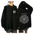 thumbnail image 1 of MAECKYRR Twenty One Pilots Full Zip Hoodie Long Sleeve Drawstring Sweatshirt with Pockets Hooded Jacket Unisex, 1 of 5