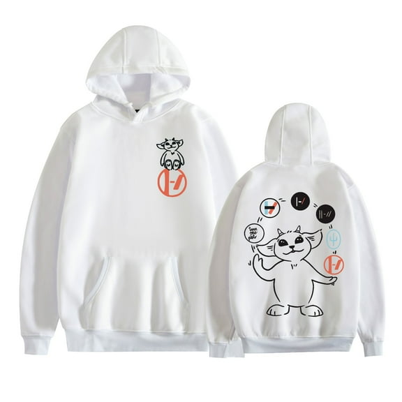 MAECKYRR Twenty One - Pilots Hoodie Rock Hip-Hop Tour Pullover Sheep Pattern Music Album Sweatshirt
