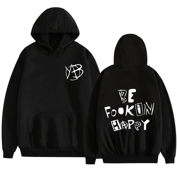 MAECKYRR Yungblu Hoodie New Album Tour Pullover Rock Band Hip-Hop Street Sweatshirt