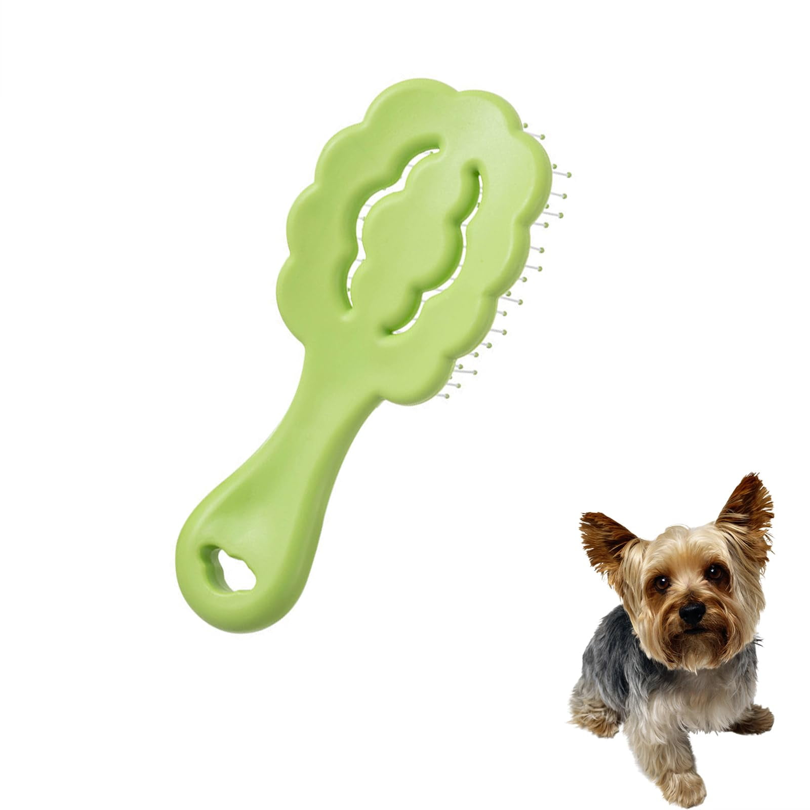 Image result for MAEELOU Cloud Shape Small Dog Grooming AD01 Brush - Soft Bristle Dog ...