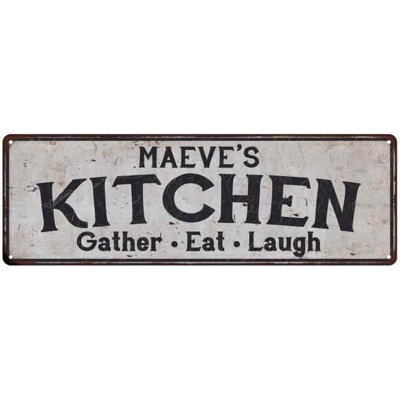 MAEVE's Kitchen Gift Rustic Chic Decor Gift 6x18 Sign 206180051314