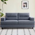 MAEVIS 70" Modern Chenille Recliner Sofa, loveseat Sofa,Removable Sofa