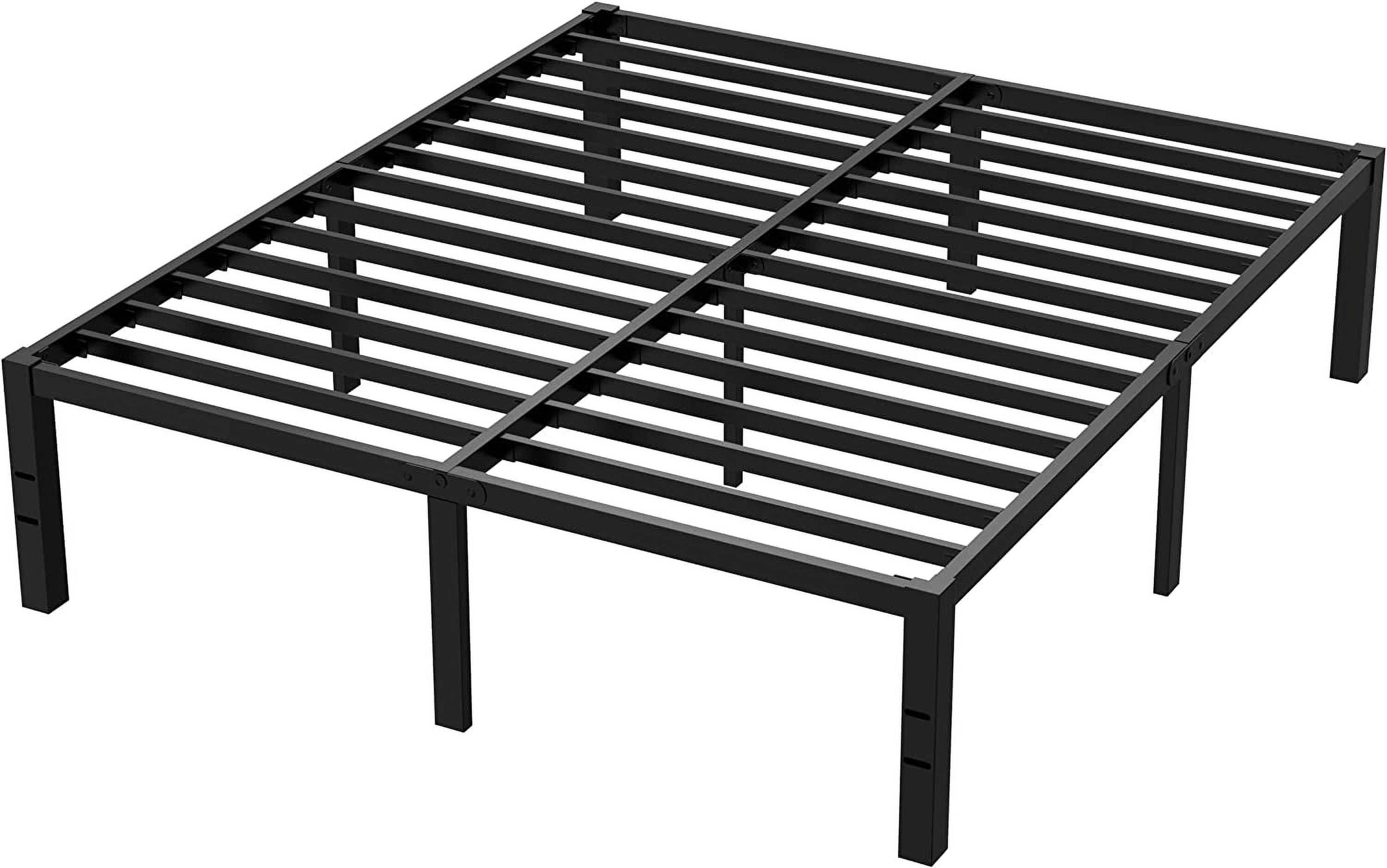 MAF Full Size Bed Frame 14 Inch Heavy Duty Metal Platform BedFrame With maf-full-size-bed-frame-14-inch-heavy-duty-metal-platform-bedframe-with