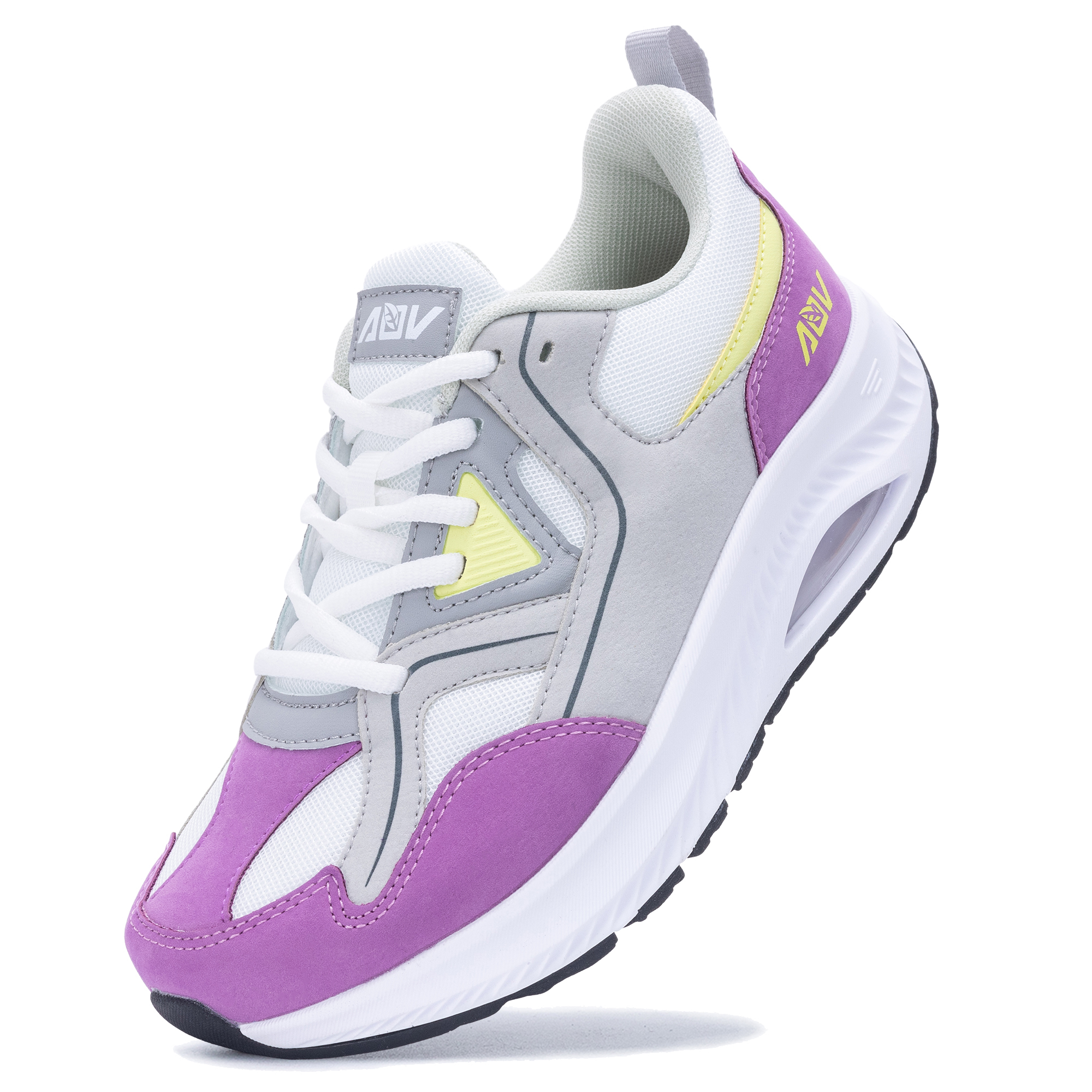 Women Wide Walking Shoes with Arch Support Plantar Fasciitis Tennis Fashion Sneakers Wide Toe Box Orthotic Casual Shoes GreyPurple Size 7
