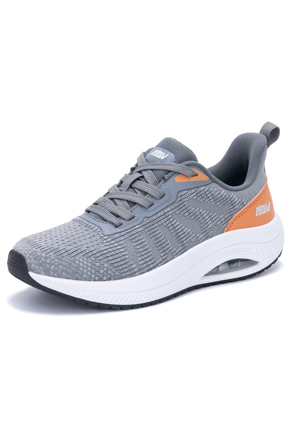Women's Arch Support Walking Shoes Orthotic Lightweight Breathable Sneakers for Plantar Fasciitis,Grey Size 11