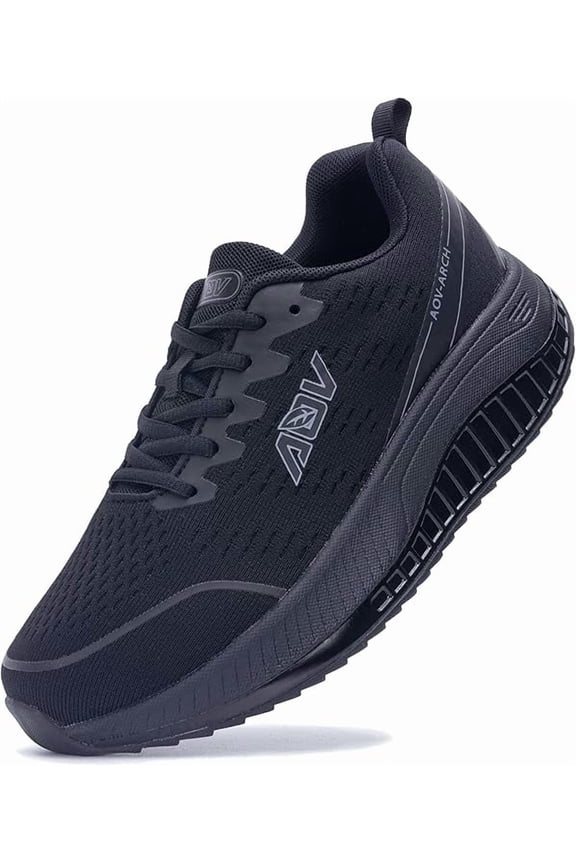 Womens Wide Walking Shoes Arch Support Orthotic Plantar Fasciitis Tennis Sneakers Wide Width Comfortable Breathable Shoe for Foot Pain Relief