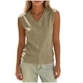 thumbnail image 1 of MAFYTYTPR Women's Cotton Blend V-Neck Tank Tops Spring Summer Casual Tops for Everyday Wear 1PC S-XL, 1 of 6