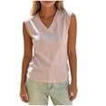 thumbnail image 1 of MAFYTYTPR Women's Cotton Blend V-Neck Tank Tops Spring Summer Casual Tops for Everyday Wear 1PC S-XL, 1 of 6