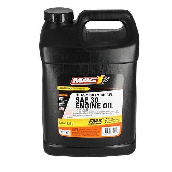 MAG 1 All Fleet SAE 30 Diesel Motor Oil 2.5 Gallons fits Paint, Sealants, Lubricants, Chemicals Engine Oil