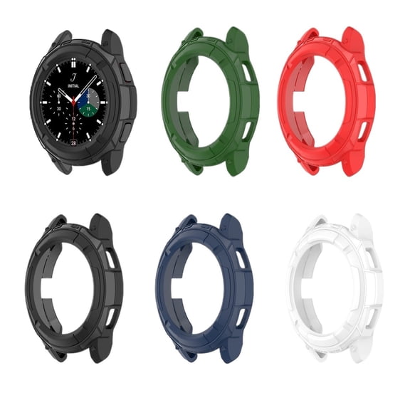 MAG 5Pack Case Compatible with Samsung Galaxy Watch 4 42MM Classic Rotatable Bezel Inserted Cover Protector.