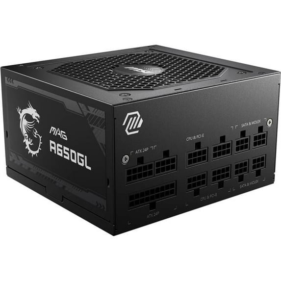 MAG A650GL 650W 80 Plus Gold Fully-Modular ATX3.0 Power Supply