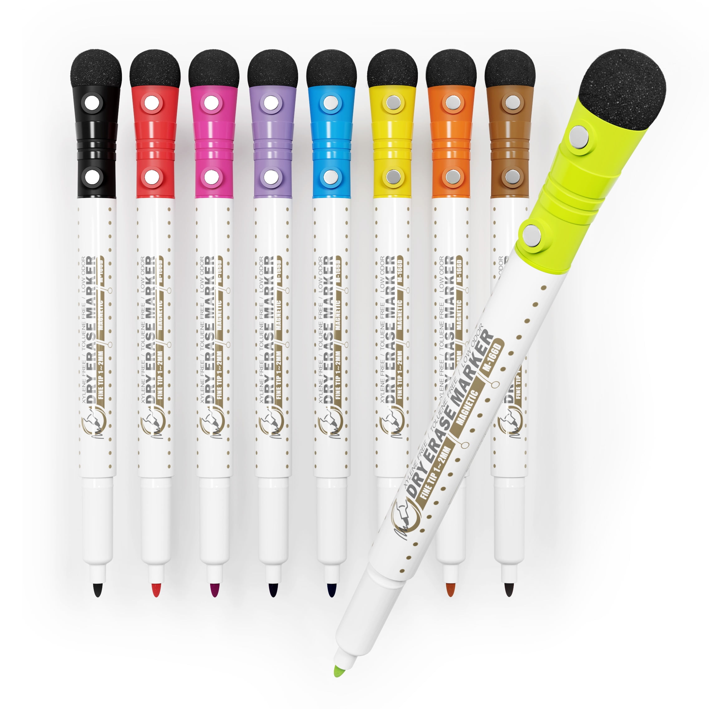 MAGFANCY Dry Erase Marker Set Fine Tip Whiteboard Markers