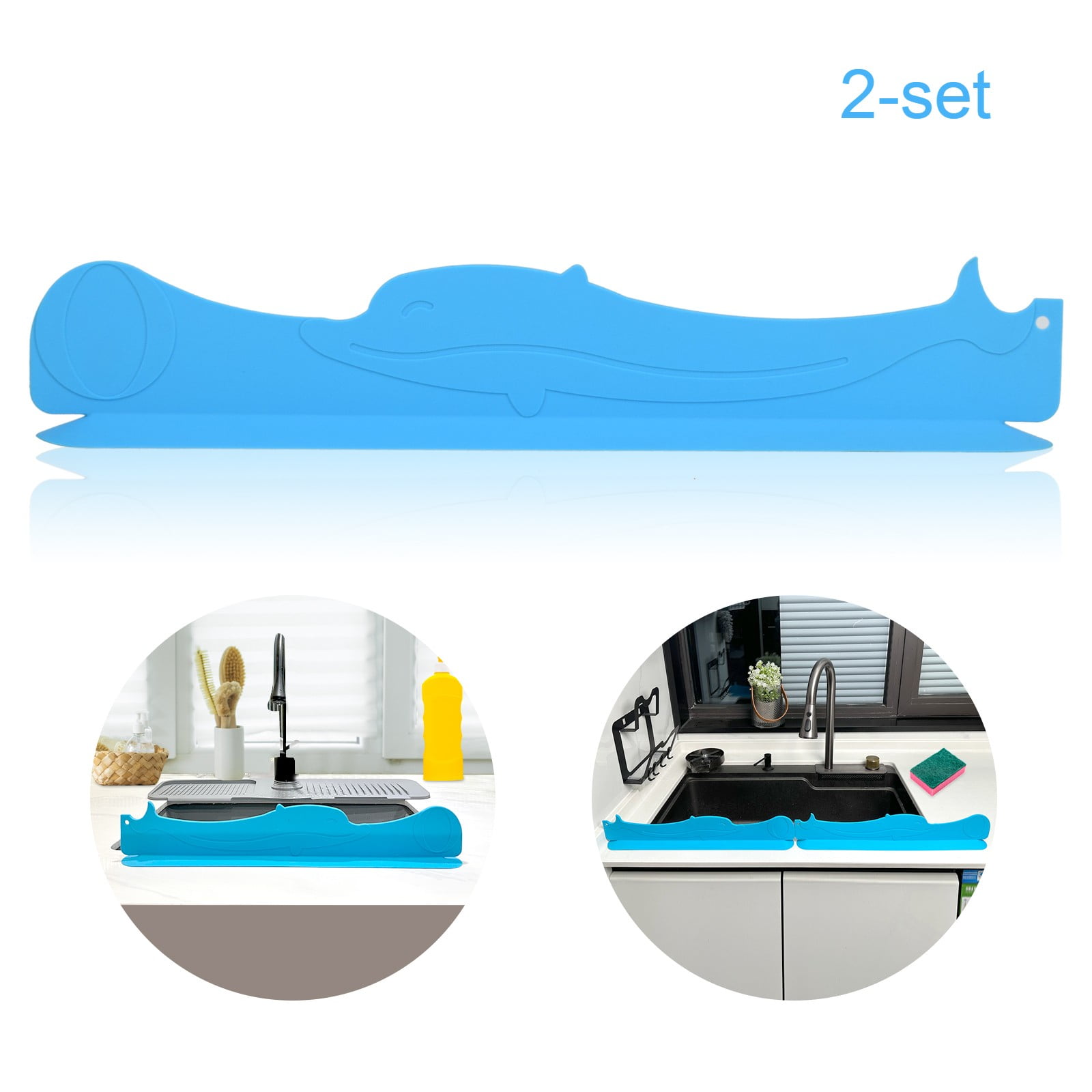 MAG HOME Sink Splash Guard Protect Countertops and Walls from Splashes