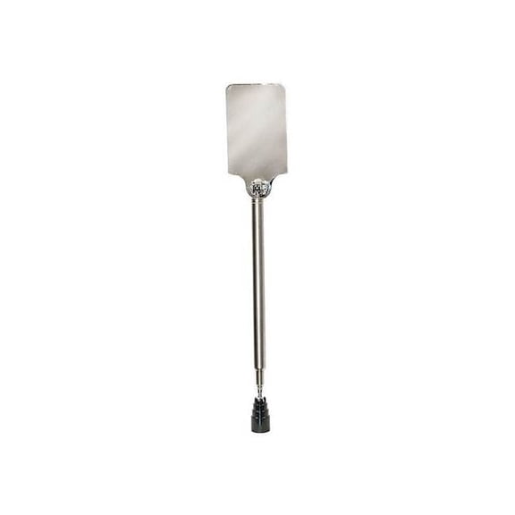 Mag-Mate Telescoping Mirror,SS,2 x 3 In,38 In L 314S925