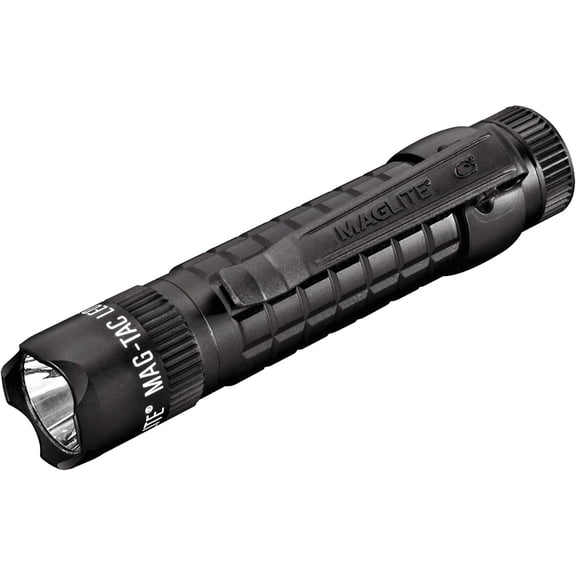 MAG-TAC 2-Cell CR123 LED Tactical Flashlight High Lumen, Water-Resistant, QuickClick Modes Crowned Bezel Black