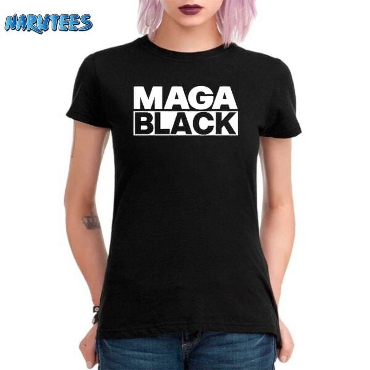 MAGA Black Men T-Shirt Women T-Shirt - Walmart.com