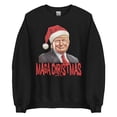 thumbnail image 1 of MAGA CHRISTMAS Unisex Sweatshirt copy (Black, L), 1 of 1