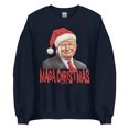 thumbnail image 1 of MAGA CHRISTMAS Unisex Sweatshirt copy (Navy, 5XL), 1 of 1