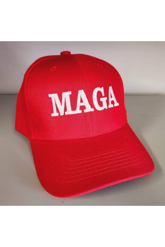 MAGA Custom Embroidered Hat (Red)