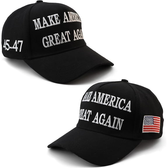 MAGA Hat,45-47 Trump 2024 Hat Make America Great Again Slogan Baseball Cap