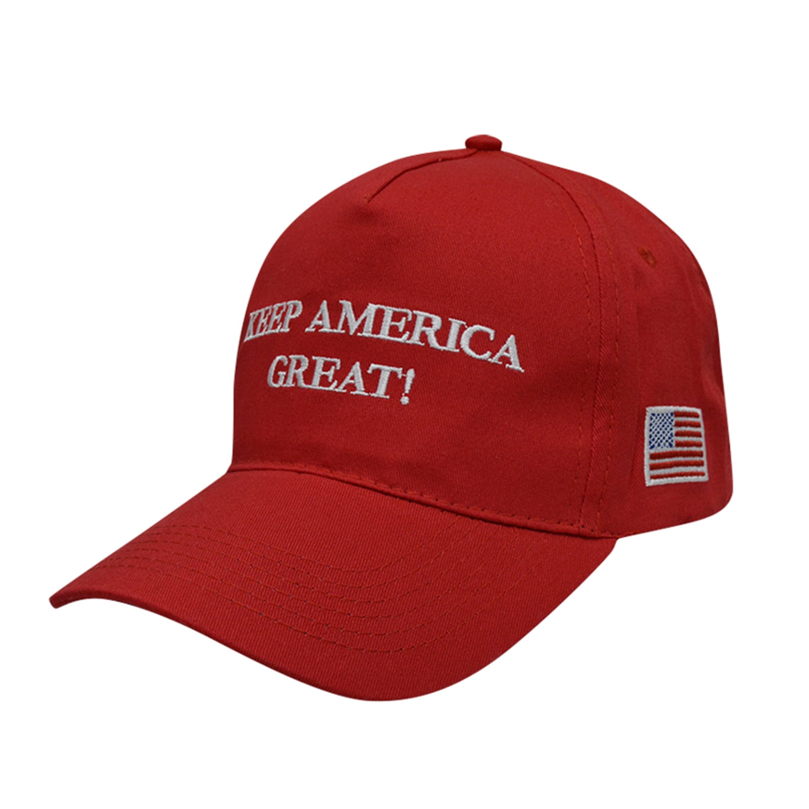 Cappello Maga Trump 2 Cappelli MAGA Rosso 'Make America Great Again' - Taglia Regolabile 45-47, Cotone, Per Uomo Cappello Uomo