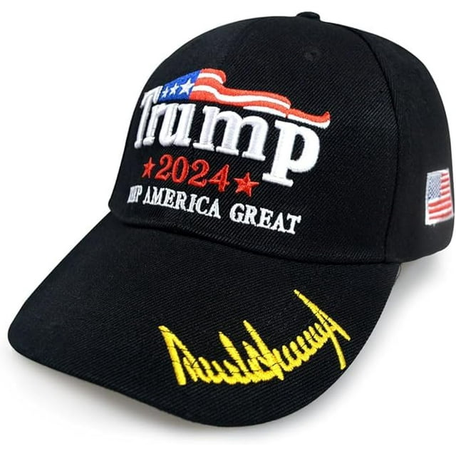 MAGA Hat Make America Great Again Slogan with USA Flag Donald Trump