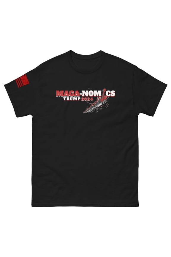 MAGA NOMICS Men's classic tee (Black, XL)