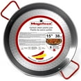 thumbnail image 1 of MAGEFESA 15" Carbon Steel Paella Pan, 38 cm, Serves 8 – Oven-Safe, Lightweight & Durable with Dimpled Base, Ideal for Outdoor & Traditional Paella, 1 of 7