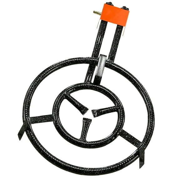 MAGEFESA 16-Inch Reinforced Enameled Steel Paella Pan Burner, Compatible with Paella Pans up to 15 Inches, Tripod Not Included