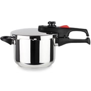 MAGEFESA Practika Plus 3.4-Quart Stainless Steel Pressure Cooker, 5 Safety Features, All Stovetops