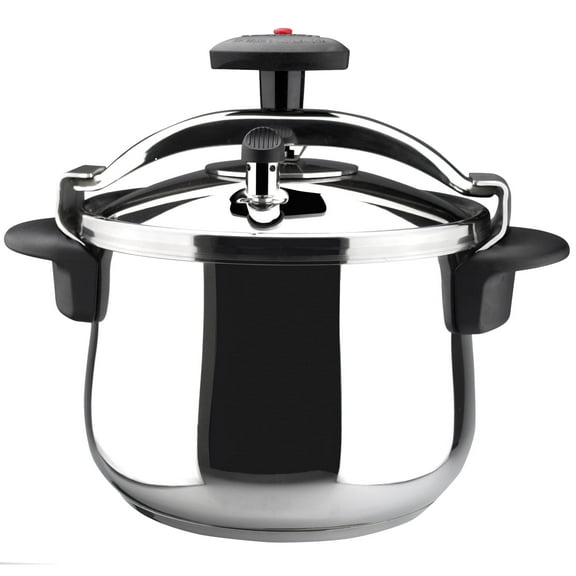 MAGEFESA Star Belly 6.3-Quart Stainless Steel Stovetop Pressure Cooker, Compatible with All Types of Stovetops