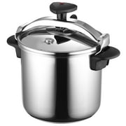 Magefesa Star 10.6-Quart Stainless SteelPressure Cooker, Works on All Stovetops, Safety Lock, 8 PSI Cooking