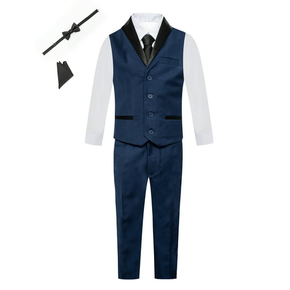 MAGEN KIDS BOYS FORMAL TUXEDO VEST SET