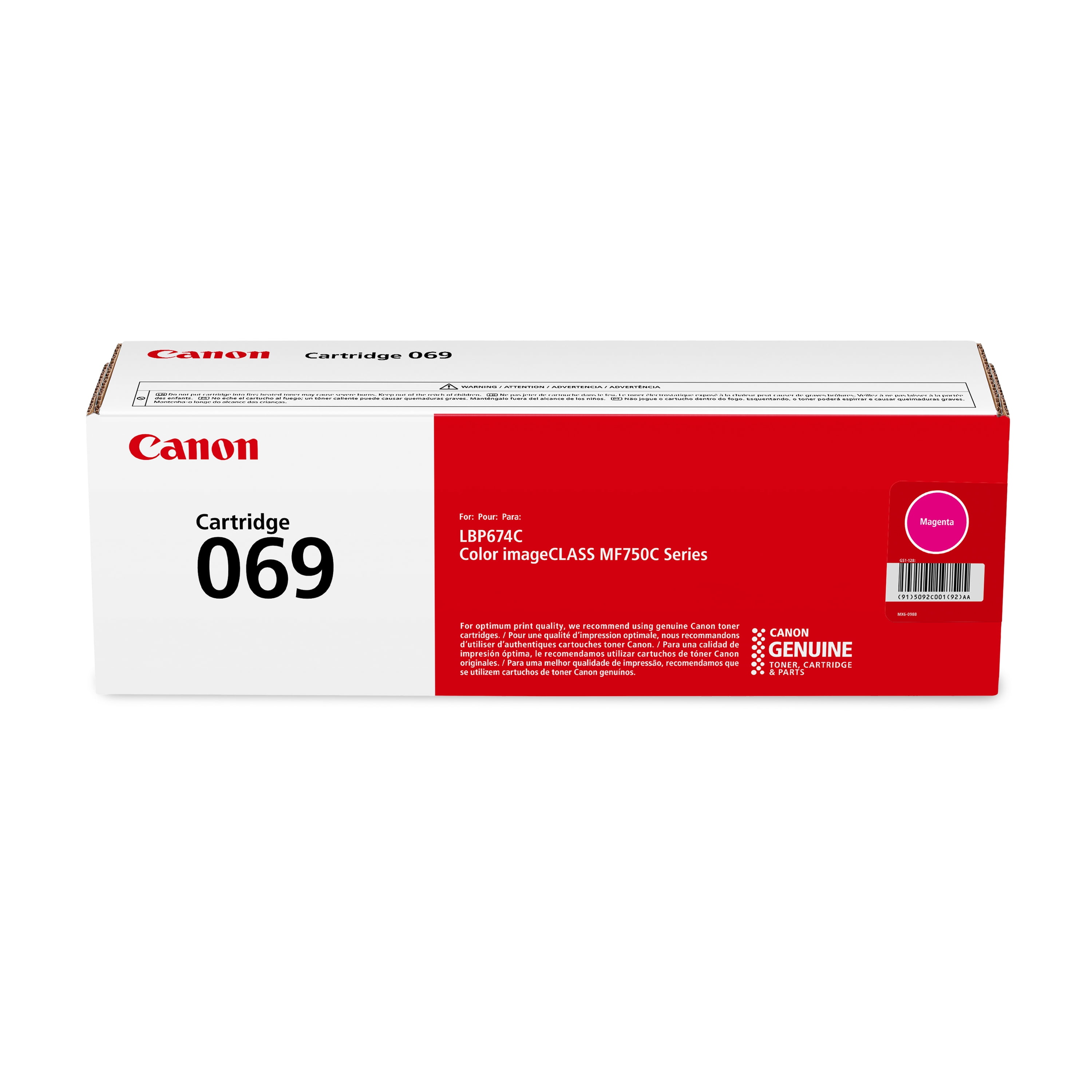 Triplenet Pricing 069 Magenta Toner Cartridge, Compatible to MF753Cdw, MF751Cdw and LBP674Cdw Printers 5092C001 Bundle with Cleaning Cloth