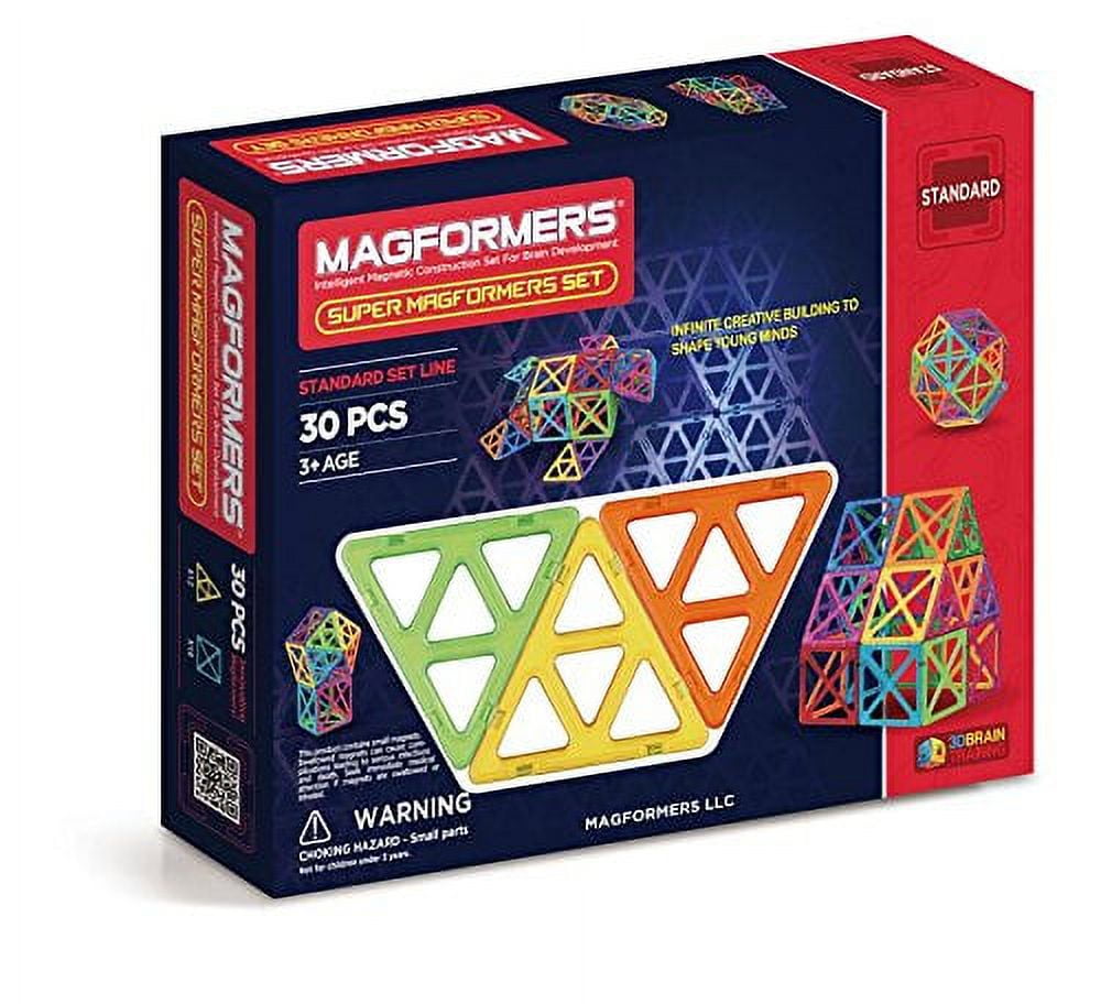 MAGFORMERS Super MAGFORMERS 30-Piece Magnetic Construction Set