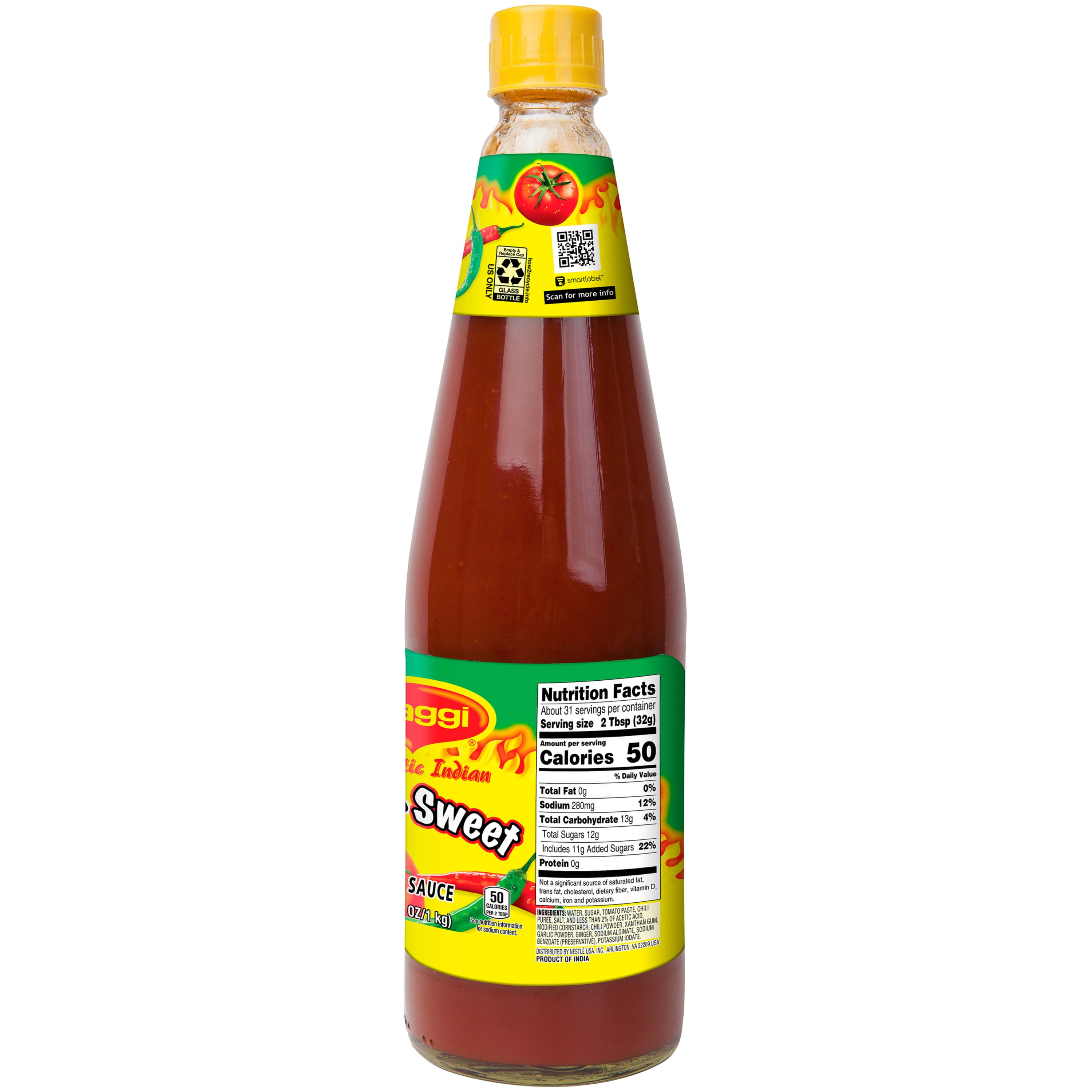 MAGGI HOT & SWEET Tomato Catsup Sauce Bottle 1Kg