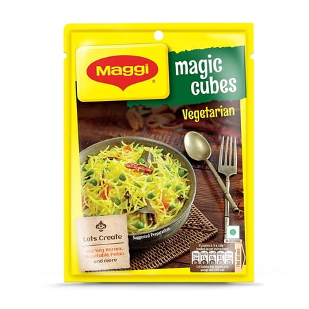 MAGGI Magic Cubes Vegetarian Masala, 240g | Ready Masala for Vegetables, Rice, Curries & Dals
