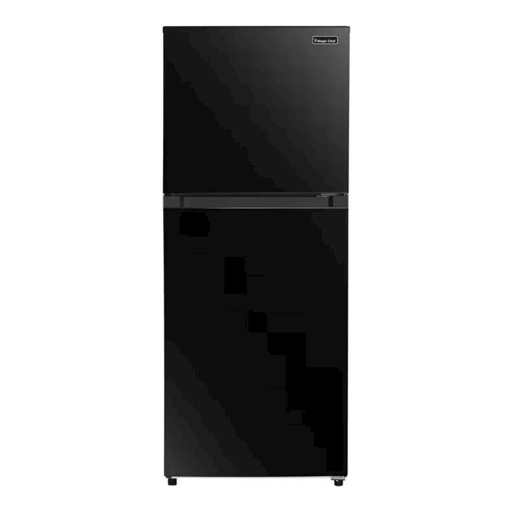 Black 10.1 cu. ft. Top Freezer Refrigerator with Adjustable Shelves