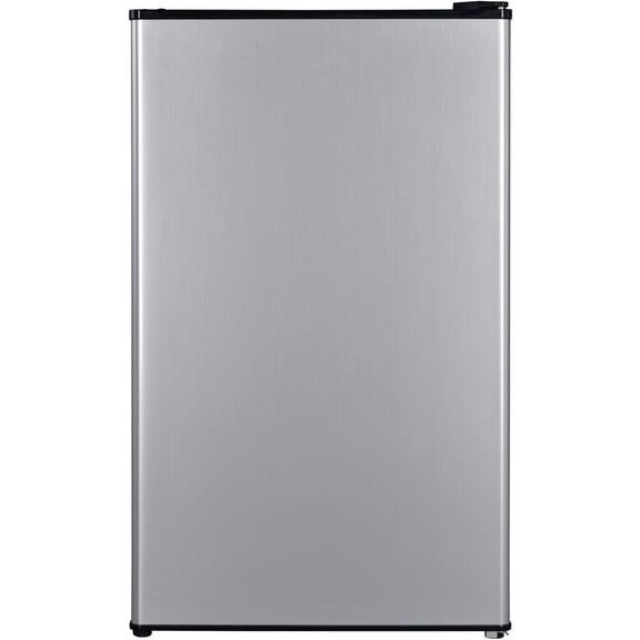 4.4-cu. ft. Mini Refrigerator with Freezer Compartment in Stainless Look