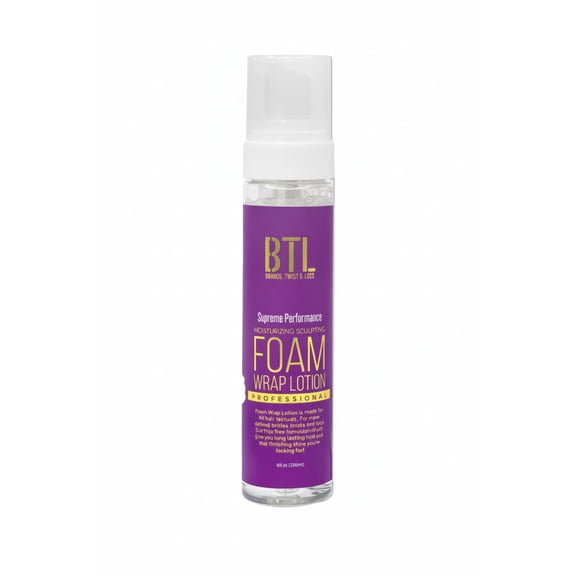 BTL Foam Wrap Lotion Supreme 8 oz Purple Bottle