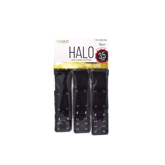 MAGIC COLLECTION - HALO SIZE ADJUSTABLE WIG BAND 3.5 cm with Hooks