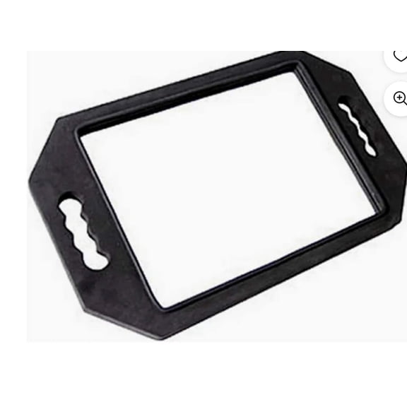 MAGIC COLLECTION - Professional Extra Large Foam Mirror BLACK FLAME