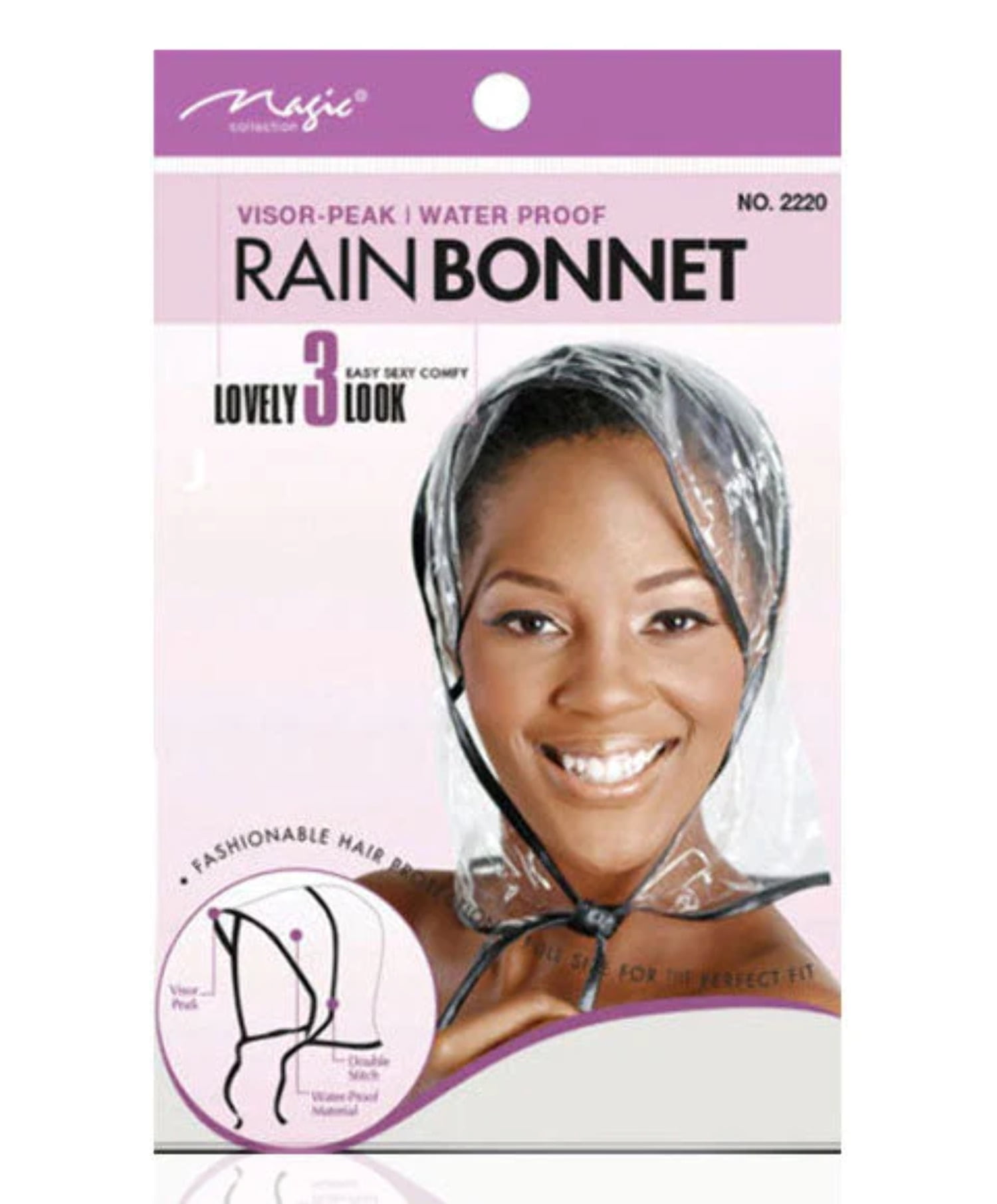Magic Collection Rain Waterproof Full Size Visor Peak Double