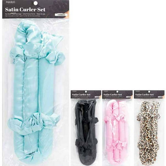 MAGIC COLLECTION - Satin Curler Set ASSORTED